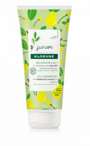 Gel pentru par si corp Klorane Junior cu aroma de pere - Img 2