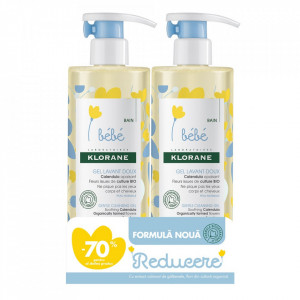 Gel spumant delicat pentru copii corp si par, Klorane Bebe - Img 5