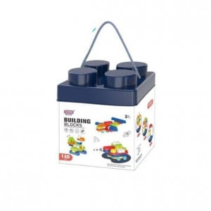 Joc de construit cu 140 Piese, Multicolor 