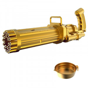 Jucarie Pistol de facut baloane de sapun - Gatling Bubble 21 Holes