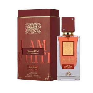 Lattafa Ana Abiyedh Scarlet, Apa de Parfum, Femei