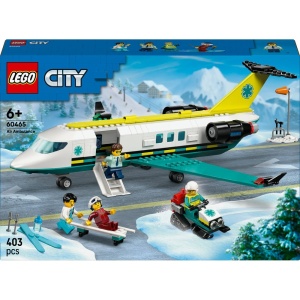 Lego City Avion-ambulanta pentru urgente 60465, 6 ani+, 403 piese - Img 2