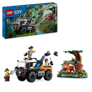 Lego City Camionul off-road al unui explorator al junglei 60426, 6 ani+, 314 piese