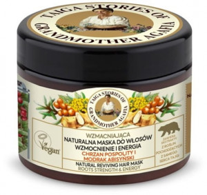 Masca de par naturala pentru intarirea radacinilor cu ulei de mustar 300ml, Bunica Agafia
