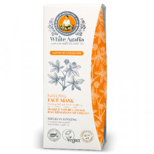 Masca pentru fata naturala cu Ginseng Siberian Active Rejuvenation, White Agafia
