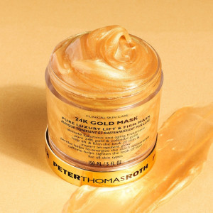 Masca pentru ten cu aur coloidal, 24K Gold Mask Pure Luxury Lift & Firm, Peter Thomas Roth, 150ml - Img 3