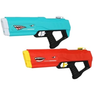 Pistol cu apa rechin, 450 ml, jet puternic 7–8 m, pentru copii 3+, 43 cm