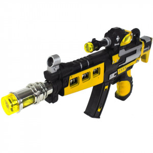 Pistol jucarie Phantom cu sunete si lumini, 40 cm
