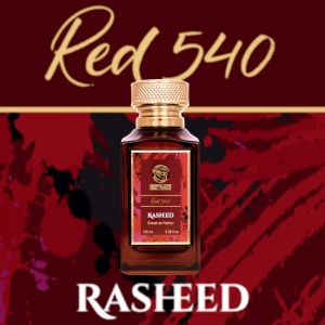 Rasheed Red 540, Extract de parfum, Unisex, 100 ml
