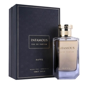 Riiffs Infamous, Apa de Parfum Barbati, 100ml