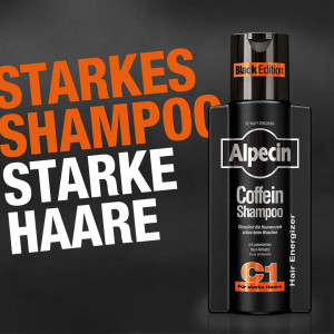 Sampon Alpecin Caffeine C1 Black Edition pentru reducerea caderii parului, 250 ml - Img 4