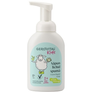 Săpun lichid spumă Fresh Energy, Gerovital Kids, 300 ml
