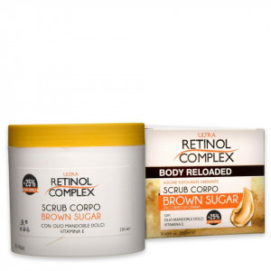 Scrub de corp cu Zahar Brun Retinol Complex, 250ml