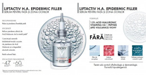 Serum pentru fata si zona ochilor Liftactiv Supreme HA Epidermic Filler, Vichy - Img 4