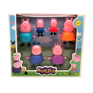 Set 6 figurine Peppa Pig