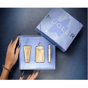 Set cadou Alien Goddess Thierry Mugler, Femei, Apa de Parfum, 60 ml + Lotiune de corp 50 ml + Apa de Parfum, 10 ml