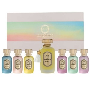 Set cadou Armaf Emotions, Apa de Parfum, Unisex, 100 ml + 6 x15 ml