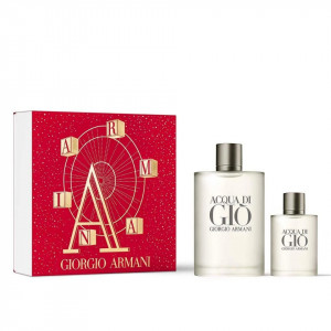 Set Cadou Armani Acqua di Gio, Barbati, 200 ml Apa de Toaleta + 30 ml Apa de Toaleta