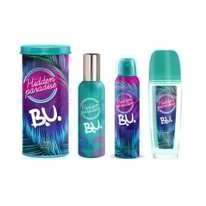 Set Cadou B.U. Hidden Paradise, parfum 50 ml, deodorant 150 ml, spray corp 75 ml - Img 1