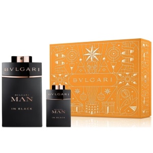 Set Cadou Bvlgari Man In Black, Apa de Parfum, Barbati