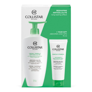 Set Cadou Ingrijire Corporala Collistar, Crema Anticellulite Thermal 400 Ml + Tratament Abdomen And Hips Meso Remodeling 75 Ml