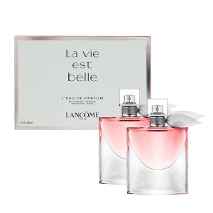 Set Cadou Lancome La Vie Est Belle, Femei, 2 x 30 ml Apa de Parfum