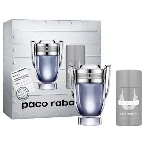 Set cadou Paco Rabanne, Invictus, Apa de Toaleta, Barbati, 100 ml + Deostick 75 ml,