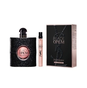 Set cadou Yves Saint Laurent Black Opium, Apa de Parfum, Femei, 90 ml +10 ml