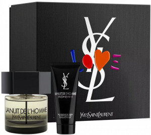 Set Cadou YSL La Nuit de L'Homme 60 ml Apa de Toaleta + 100 ml Gel de dus