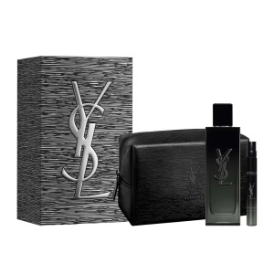Set cadou Yves Saint Laurent Myslf, Apa de Parfum, Barbati, 100 ml +10 ml + Geanta YSL