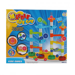 Set de constructie Marble Race Game Block 58 piese