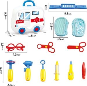 Set de doctor pentru copii - Valiza medicala portabila cu accesorii