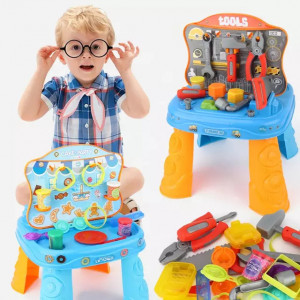 Set de Joaca 2 in 1 - Banc de Scule si Plastilina - Img 2