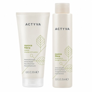 Set de restructurare Kemon Actyva Nuova Fibra, Sampon 250 ml + Masca 200 ml