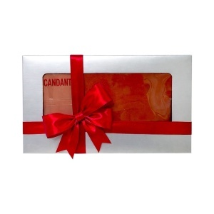 Set Cadou Elysa – Parfum Fragrance World Scandant Belle Celine Women 50ml, Esarfa satinata portocalie