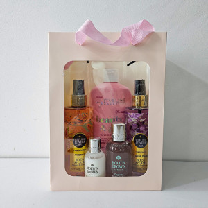 Set Love Shayari, femei, 2 x Spray de Corp Eyup 250 ml, Lotiune de corp Eveline Beauty and Glown 350 ml, Gel de dus 100 ml, Lotiune de corp 50 ml 1