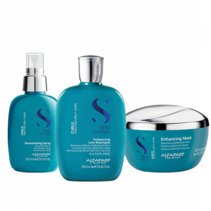 Set pentru par ondulat Alfaparf Milano Curls Sampon 250 ml + Masca 200 ml + Spray 125 ml - Img 2