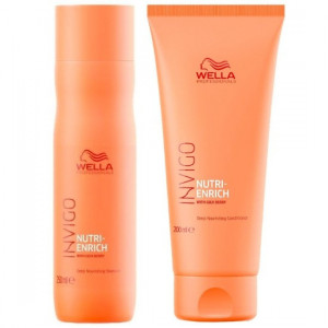Set pentru par uscat Wella Professionals Nutri-Enrich, Sampon 250 ml + Balsam 200 ml