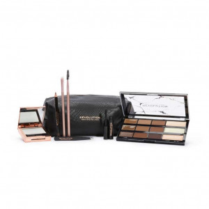 Set pentru sprancene Makeup Revolution Brow Shaping Kit
