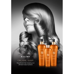 Set T-LAB Professional Organic Shape Ritual Sampon, 300 ml, Masca, 300 ml, Fluid cu actiuni multiple, 150 ml