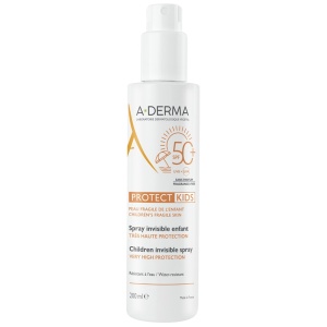 Spray protectie solara pentru copii SPF 50+Protect Kids A- Derma