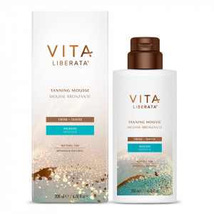 Spuma autobronzanta Vita LiberataTinted Tanning Mousse, nuanta medium, 200 ml