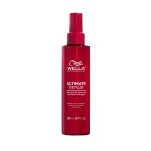 Tratament crema fara clatire cu AHA & Omega 9 pentru par deteriorat Protective Leave-In Ultimate Repair, Wella Professionals, 140 ml