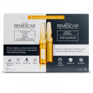 Tratament fiole pentru ten Remescar, 10x2 ml