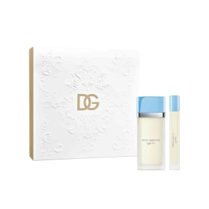 Travel set Dolce&Gabbana Light Blue, Femei, Apa de Toaleta, 100 ml + 10 ml