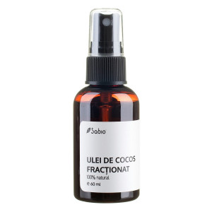 Ulei de cocos fractionat SABIO, 60 ml