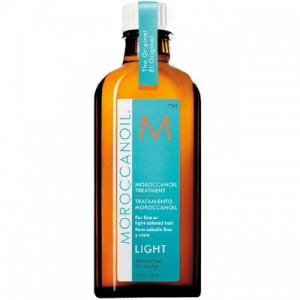 Ulei tratament pentru par fin si deschis la culoare Light Moroccanoil, 125 ml