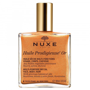 Ulei uscat cu particule stralucitoare pentru fata, corp si par Nuxe Hule Prodigieuse, 100 ml
