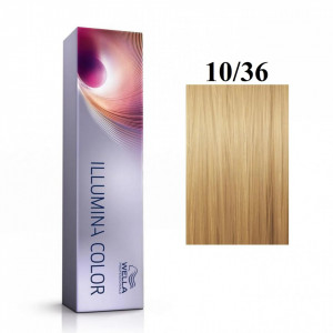 Vopsea de par permanenta Wella Professionals Illumina Color 10/36