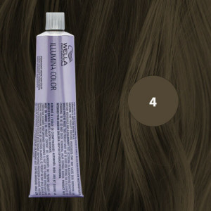Vopsea de par permanenta Wella Professionals Illumina Color 4/